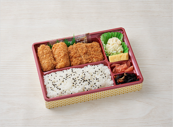 ヒレかつとコロッケ弁当